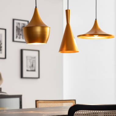 ASPRAVO hanglamp in goud