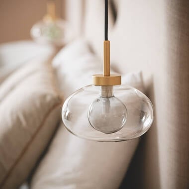 Hanglamp Sferano grijs in een interieur