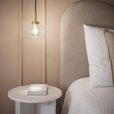 Hanglamp Sferano detail glazen bol