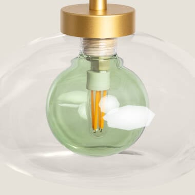Hanglamp Sferano brandend