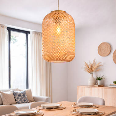 ZAMVARO hanglamp in natuurlijk, afbeelding 2