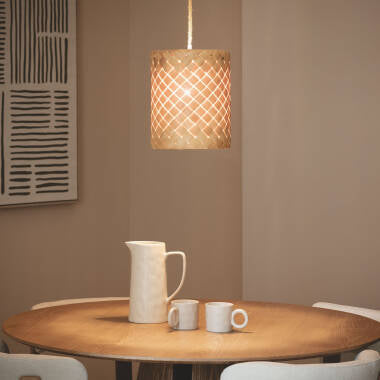 ZUNDIVO hanglamp, natuurlijk