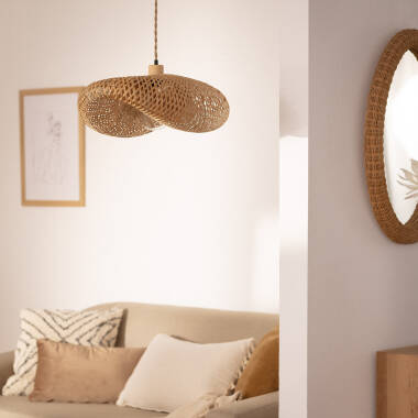 JEMVARO hanglamp in natuurlijk