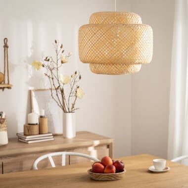 SENDARO hanglamp van bamboe, afbeelding 4