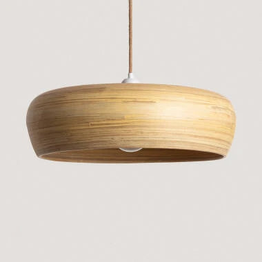SORBIVO hanglamp in licht hout
