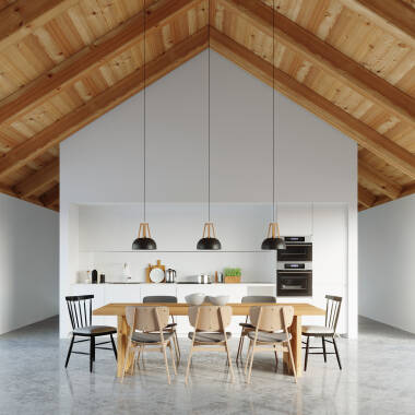 FOSTAVO hanglamp in zwart, afbeelding 3