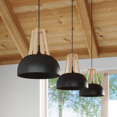 FOSTAVO hanglamp in zwart, afbeelding 5