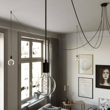 JUNTIVO hanglamp in zwart, afbeelding 3