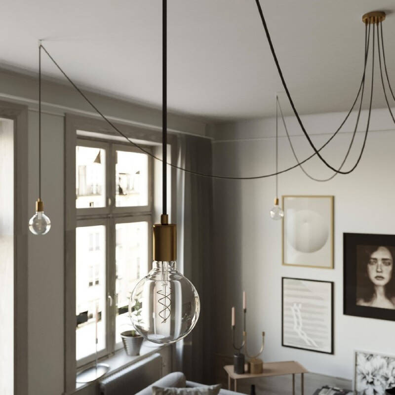 JUNTIVO hanglamp in messing, afbeelding 2