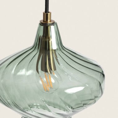 Hanglamp Halvaro met zichtbare ophangkabel