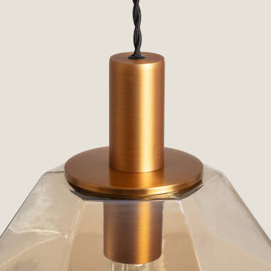 Hanglamp Drumavo in amber, detail 3