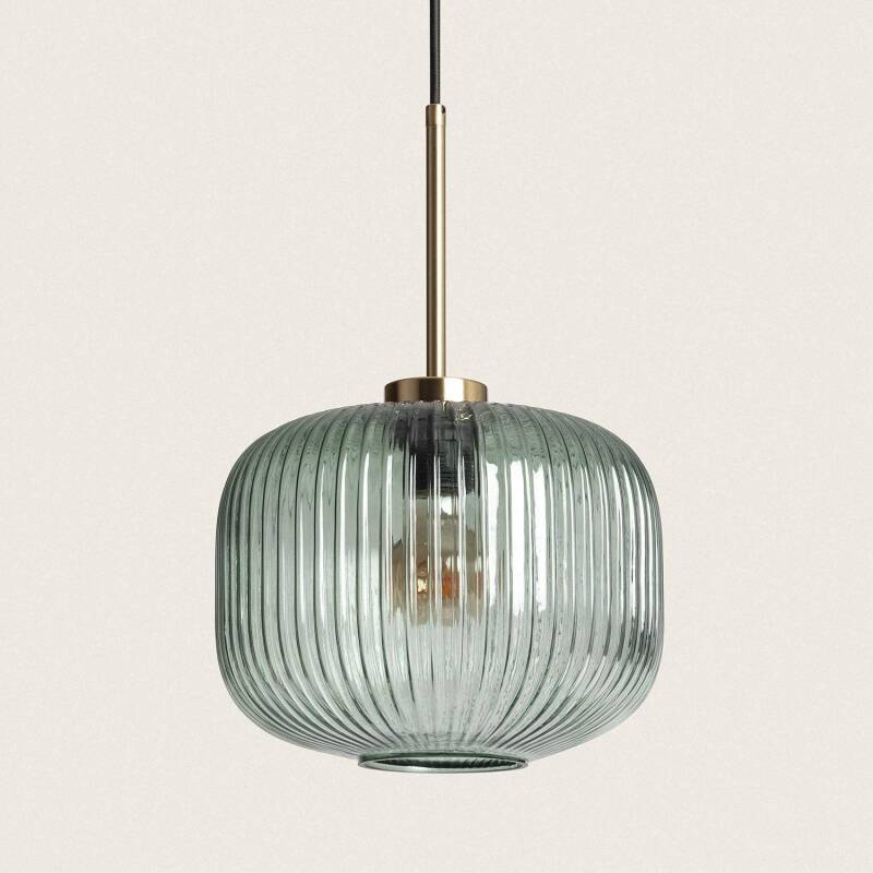Hanglamp Gelnavo in groen