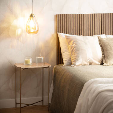 Hanglamp Selkaro met zichtbare ophangkabel