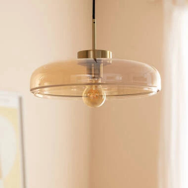 Hanglamp Hurvaro in amber, detail 2
