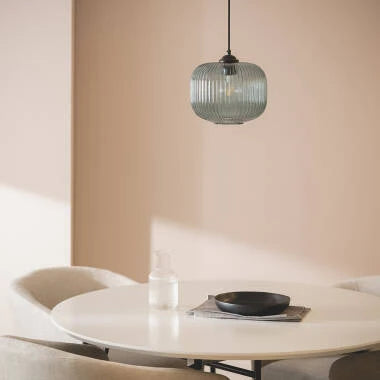 Hanglamp Ilbrano in blauw, detail 3