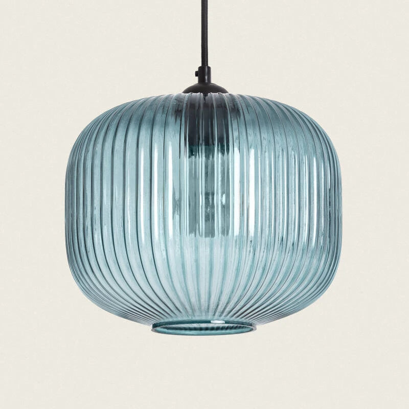 Hanglamp Ilbrano in blauw