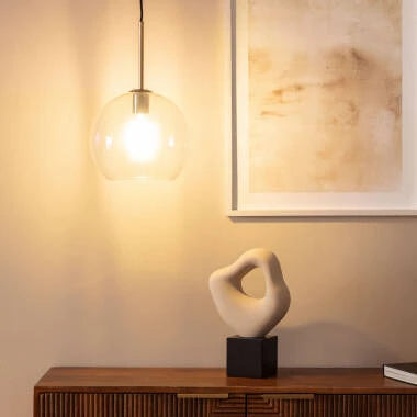 Hanglamp Jenvaro in transparant, detail 1