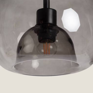 Hanglamp Dalcano met zichtbare ophangkabel