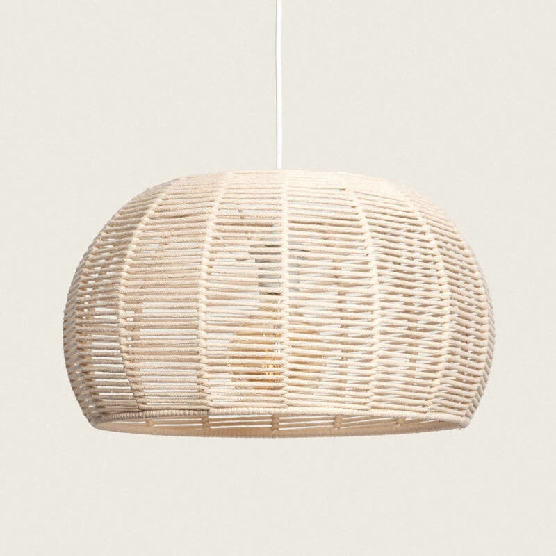 CENDARO hanglamp van beige katoenen touw
