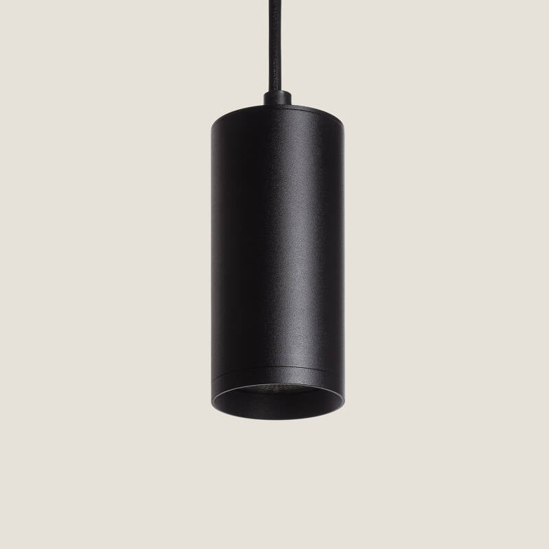 ARLIVO smalle hanglamp van aluminium in zwart