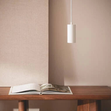 ARLIVO hanglamp in wit met plafondkap