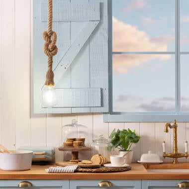BERTIVO hanglamp met zichtbare E27 fitting