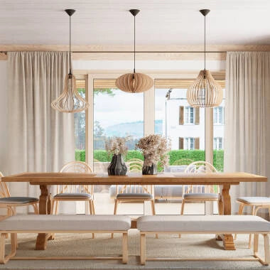 KELSAVO hanglamp in natuurlijk, afbeelding 3