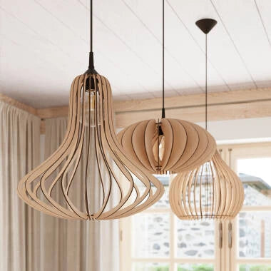 KELSAVO hanglamp in natuurlijk, afbeelding 5