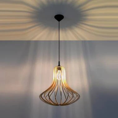 KELSAVO hanglamp in natuurlijk, afbeelding 2