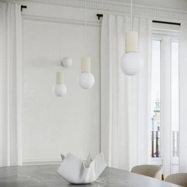 DILBAVO hanglamp in beige, afbeelding 3