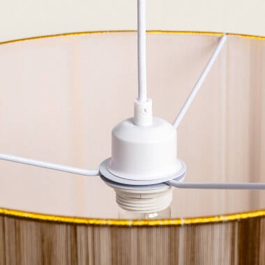 Hanglamp Sarmivo in geel, detail 3