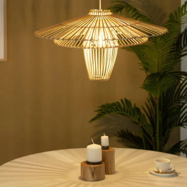 SALVIVO hanglamp van bamboe, afbeelding 5