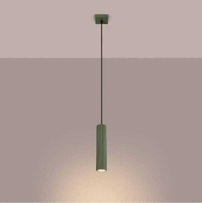 CRAVANO hanglamp in olijfgroen