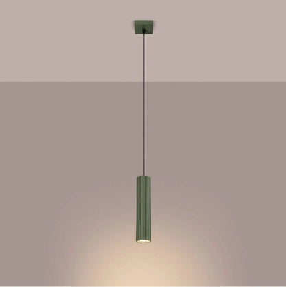 CRAVANO hanglamp in olijfgroen