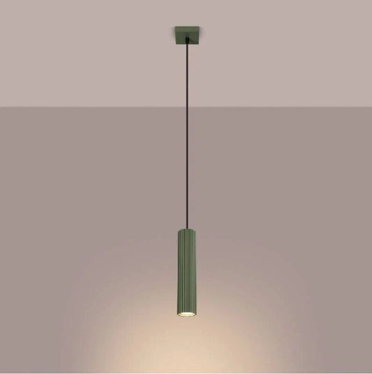 CRAVANO hanglamp in olijfgroen