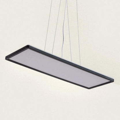 BRUMIVO zwarte rechthoekige LED hanglamp, afbeelding 1