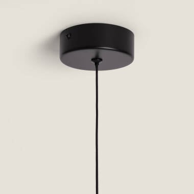 Hanglamp Cordano in amber detail van het glas