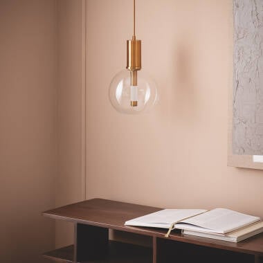Hanglamp Brenaro in goud, afmetingen