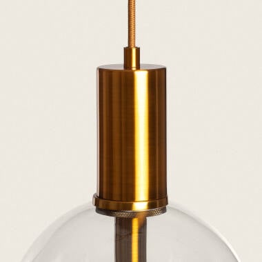 Hanglamp Brenaro in goud, opstelling