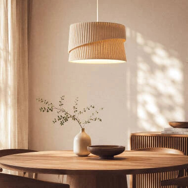 HONDRANO hanglamp in beige, afbeelding 3