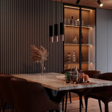 PINDAVO hanglamp in koper, afbeelding 3
