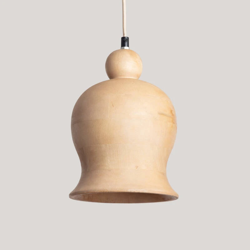 RAVTARO kleine hanglamp van mangohout