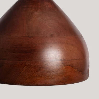 QUELVIVO hanglamp, donkerbruin