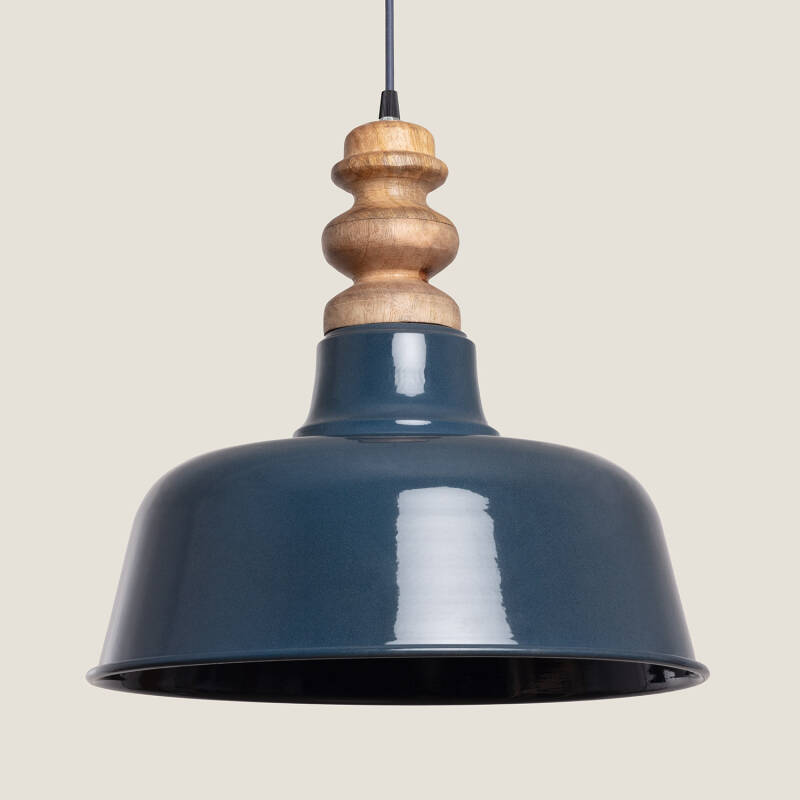 Hanglamp Vandrano in blauw