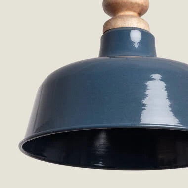 Hanglamp Vandrano in blauw, detail 5