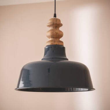 Hanglamp Vandrano in blauw, detail 2