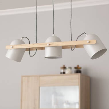 HILBRIVO hanglamp in wit, afbeelding 2