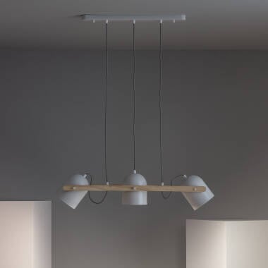 HILBRIVO hanglamp in wit, afbeelding 5