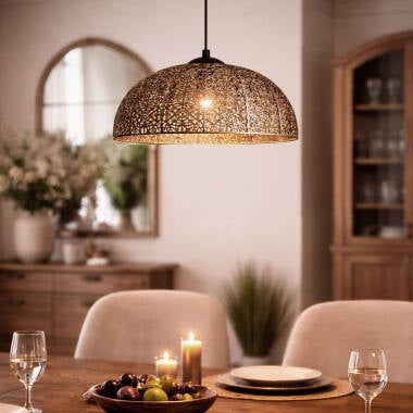 Hanglamp Falvaro, metalen kap