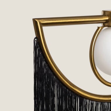 Hanglamp Vorsaro in zwart, detail 4